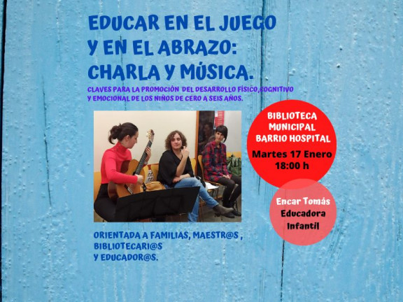 Charla educar en el juego en Barrio Hospital