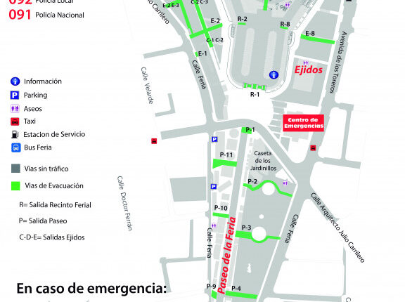Mapa de Emergencias de la Feria de Albacete