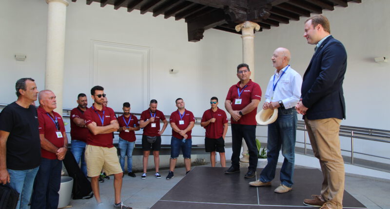 La Posada del Rosario ha sido escenario del recibimiento del grupo Achamán