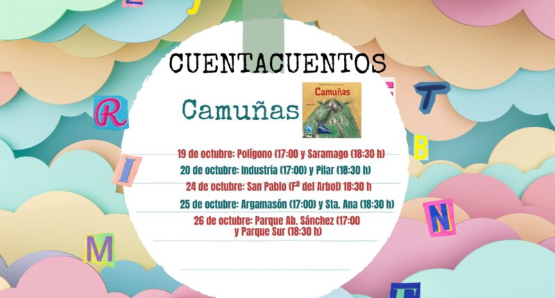 CAMUÑAS VISITA LAS BIBLIOTECAS MUNICIPALES DURANTE EL MES DE OCTUBRE