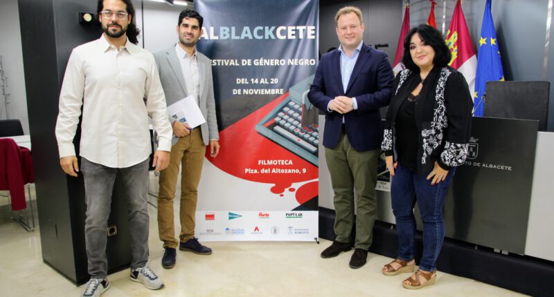 Albacete se estrena en los festivales de literatura negra con 'Alblackcete' con la presencia de 25 autores, entre otros Blue Jeans, masterclasses en institutos y clásicos del crimen