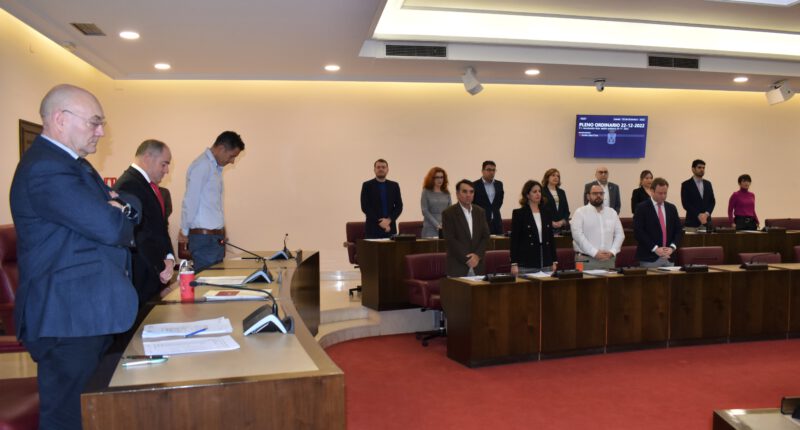 El Pleno del Ayuntamiento de Albacete celebrado hoy ha comenzado con un minuto de silencio