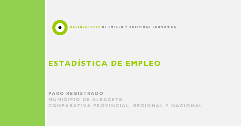 Evolución del paro en Albacete, Avance Diciembre 2022